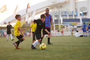 Dominant Football and Basketball Academy Abu Dhabi training session