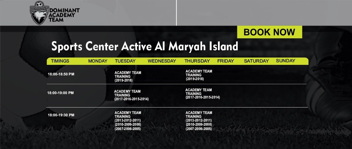 Dominant Football and Basketball Academy Abu Dhabi training session