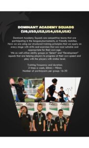 Dominant Football and Basketball Academy Abu Dhabi training session