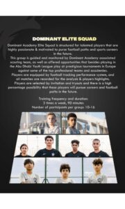 Dominant Football and Basketball Academy Abu Dhabi training session