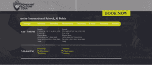 Dominant Football and Basketball Academy Abu Dhabi training session