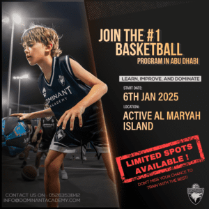 technical basketball program with dominant football academy in uae
