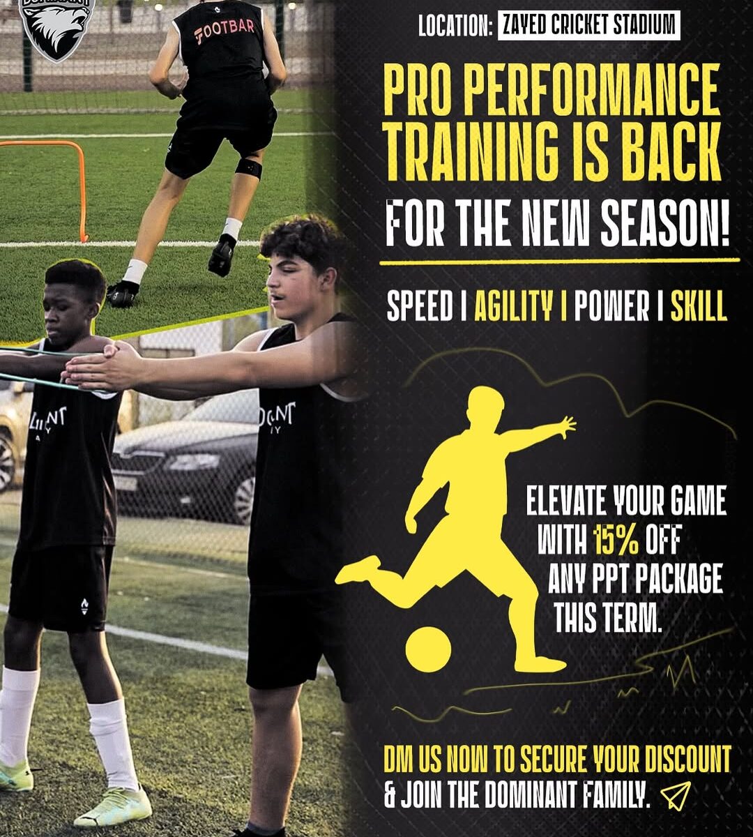 football team training academy abu dhabi