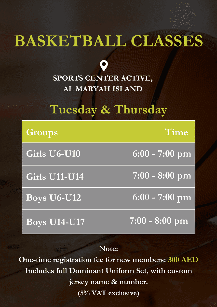 basketball academy al maryah