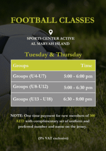 Dominant Football and Basketball Academy Abu Dhabi training session