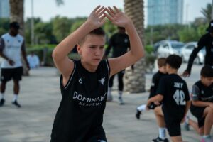 Dominant Football and Basketball Academy Abu Dhabi training session