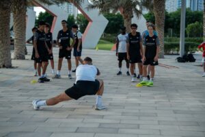 Dominant Football and Basketball Academy Abu Dhabi training session