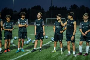 Dominant Football and Basketball Academy Abu Dhabi training session