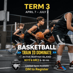 Dominant Football and Basketball Academy Abu Dhabi training session