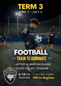 Dominant Football and Basketball Academy Abu Dhabi training session