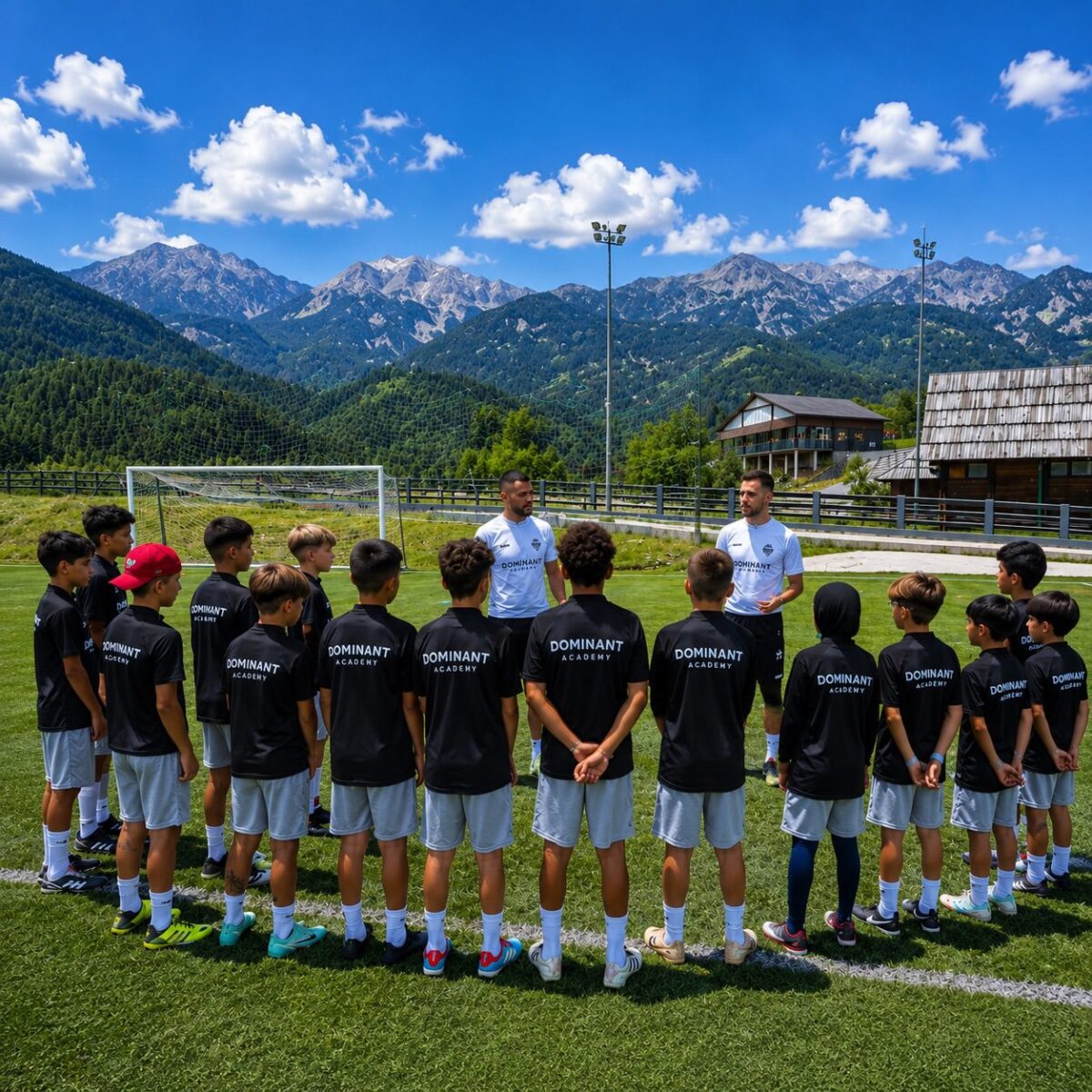 Dominant Football and Basketball Academy Abu Dhabi training session